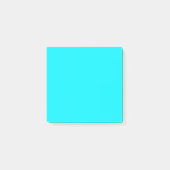 ネオンアクア単色ミニマリスト ポストイット (正面)
