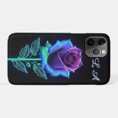 ネオンアクセントが輝く花 Case-Mate iPhoneケース (裏面(横))