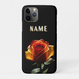 ネオンアクセントが輝く花 iPhone 11 PROケース