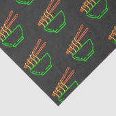 ネオンアジアのラーメン丼パターン 薄葉紙 (詳細)