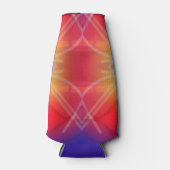 ネオンアトラクションレイヤ抽象デザイン ボトルクーラー (正面)