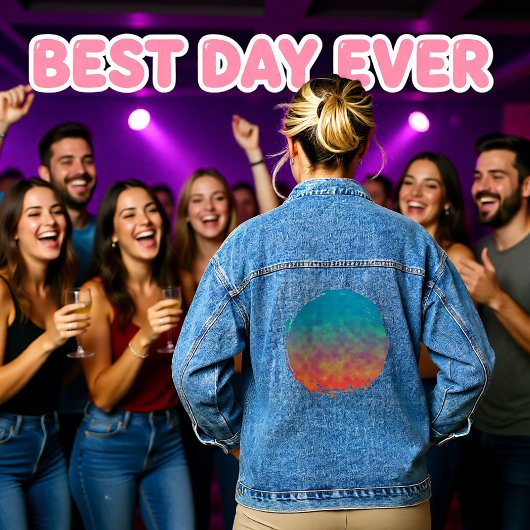 ネオンアフターグロウ デニムジャケット