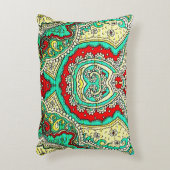 ネオンアラベスクオーナメント:80年代スタイル。 アクセントクッション (正面(垂直))