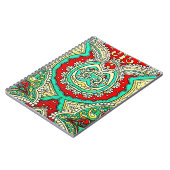 ネオンアラベスクオーナメント:80年代スタイル。 ノートブック (左側)