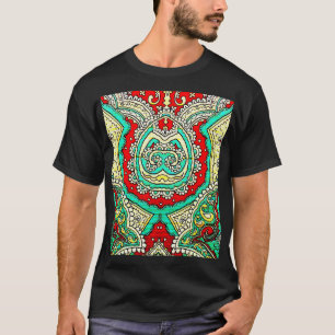 ネオンアラベスクオーナメント:80年代スタイル。 Tシャツ