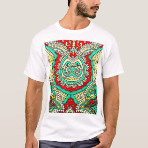 ネオンアラベスクオーナメント:80年代スタイル。 Tシャツ