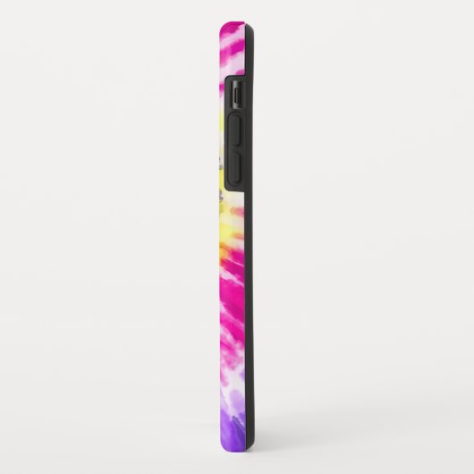 ネオンアートレインボー絞り染め水彩模様 Case-Mate iPhoneケース (裏面/左)