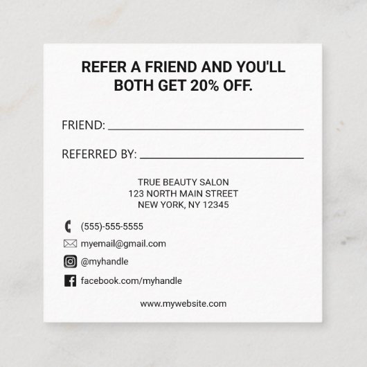 ネオンアートレッド白黒ハート共有ザラブ 紹介カード (裏面)