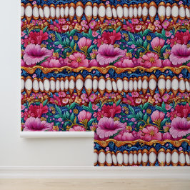 ネオンアート歯の花ライン歯科クリニックの装飾 壁紙