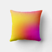 ネオンイエローとピンク クッション (裏面)
