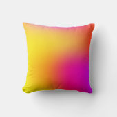 ネオンイエローとピンク クッション (正面)