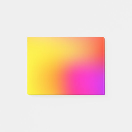 ネオンイエローとピンク ポストイット (正面)