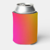 ネオンイエローとピンク 缶クーラー (缶裏面)