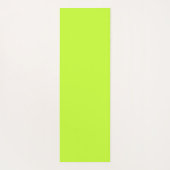 ネオンイエローグリーンビジネスロゴ名Instagram ヨガマット (裏面)