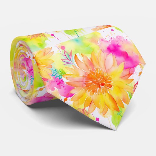 ネオンイエロー ネクタイ (ロール)