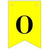 ネオンイエロー 単色 オーダーメイド バンティングフラッグ (第3の旗)