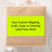 ネオンイエロー、高視認性 ラベル (インサイチュ)