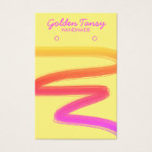 ネオンインクスワイプイヤリングネックレスジュエリーディスプレイ (正面)