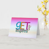 ネオンインスパイアにする カード (黄色い花)