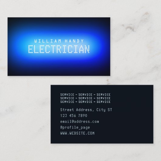ネオンインスパイアライト 名刺 (正面/裏面)