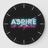 ネオンインスパイア大時計を目指す ラージ壁時計 (正面)