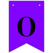 ネオンインディゴ 単色 | オーダーメイド バンティングフラッグ (第3の旗)