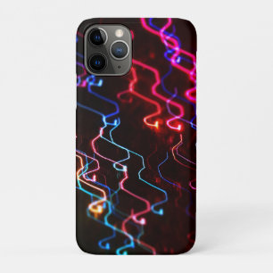 ネオンウィグル波 iPhone 11 PROケース