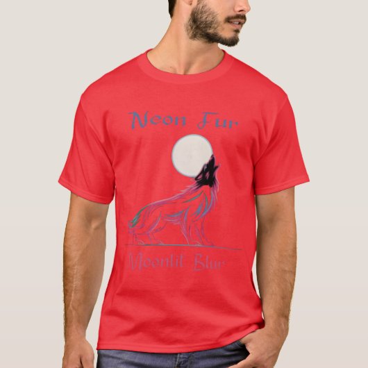ネオンウェアウルフ 笑 Tシャツ (正面)