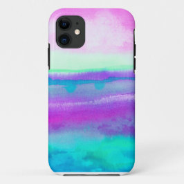 ネオンウォーターカラーデスティニー1 iPhone 11 ケース