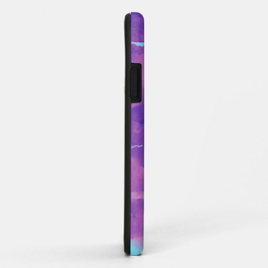 ネオンウォーターカラーピンクパープル抽象芸術ケースメイトiPh Case-Mate iPhoneケース (裏面/右)