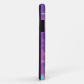 ネオンウォーターカラーピンクパープル抽象芸術 Case-Mate iPhoneケース (裏面/右)