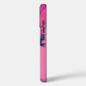 ネオンウルフ抽象芸術iPhoneケース - 大胆なサイバーパンク Case-Mate iPhoneケース (裏面 / 左)