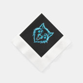 ネオンウルフNeon Wolf 縁ありカクテルナプキン (角)