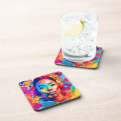 ネオンウーマンドリームデジタルアート コースター (右側)