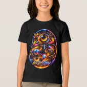 ネオンエイリアンエナジーデザイン - Let’s Glow Crazy トライブレンドＴシャツ (正面)