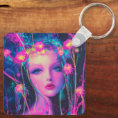 ネオンエイリアン女神 キーホルダー (裏面)