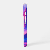 ネオンエイリアン惑星iPhone 16ケース | Sci-Fi宇宙P iPhone 16ケース (左側面)