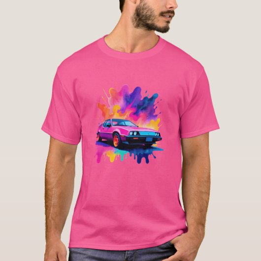 ネオンエコーズカー Tシャツ (正面)