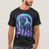 ネオンエナジータイガーTシャツデザイン。 Tシャツ (正面)