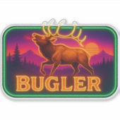 ネオンエルクステッカー シール (正面)