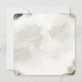 ネオンエレガント金ゴールドピンクマーブルスウィート16誕生日 サンキューカード (裏面)