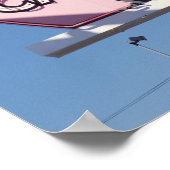 ネオンエレファントカーウォッシュサイン ポスター (角)