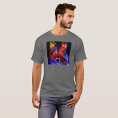 ネオンオオカミ Tシャツ (正面フル)