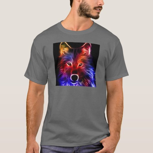 ネオンオオカミ Tシャツ (正面)