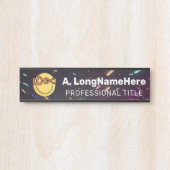 ネオンオフィスクリエイティブワークスペース名はっきりした板 サインプレート (正面)