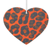 ネオンオレンジブラックチーター カーエアーフレッシュナー (裏面)