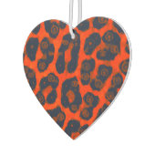 ネオンオレンジブラックチーター カーエアーフレッシュナー (左)