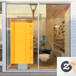 ネオンオレンジ無地の色 |クラシック ウィンドウサイン