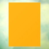 ネオンオレンジ無地の色 |クラシック ウィンドウサイン (シート3)