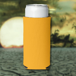 ネオンオレンジ無地の色 |クラシック スリム缶クーラー